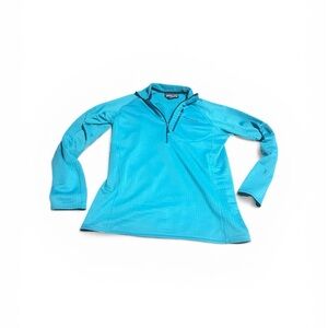Patagonia Turquoise Quarter-Zip Fleece